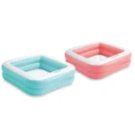 Piscină gonflabilă pentru copii Play Box cu bază gonflabilă, 86×25 cm, 57 L, 2 culori, 1–3 ani, Intex (57100)