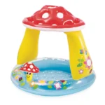 Piscină gonflabilă pentru copii cu baldachin “Ciuperca” 102х89 cm, 45 L, 1-3 ani (57114)