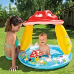 Piscină gonflabilă pentru copii cu baldachin “Ciuperca” 102х89 cm, 45 L, 1-3 ani (57114) - imagine 2