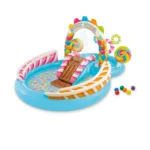 Centru gonflabil pentru copii cu tobogan „Teritoriul dulciurilor” INTEX (57149) - imagine 3