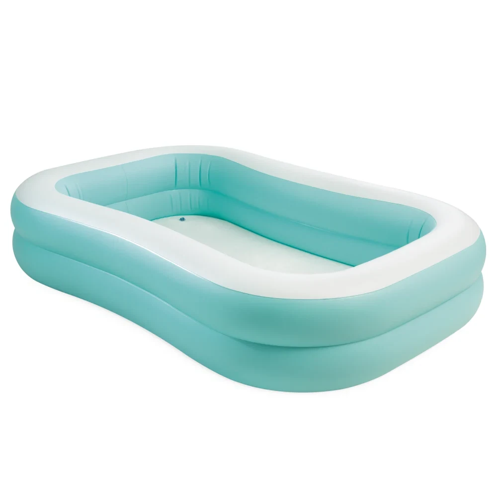 57181 Piscină gonflabilă pentru copii Swim Center Family Aqua, 229×147×46 cm, 600 L, 3+ ani, Intex (57181) - imagine 1