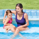 Piscină gonflabilă pentru familie Swim Center Family Lounge, 229×218×79 cm, 590 L, 6+ ani, Intex (57190) - imagine 3