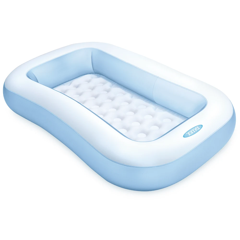 57403(1) Piscină gonflabilă pentru copii cu bază gonflabilă, 166×100×28 cm, 90 L, 2+ ani, Intex (57403) - imagine 1