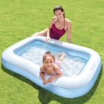 Piscină gonflabilă pentru copii cu bază gonflabilă, 166×100×28 cm, 90 L, 2+ ani, Intex (57403) - imagine 2