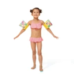 Aripioare de înot gonflabile Prieteni tropicali, 23×15 cm, 3–6 ani, Intex (58652) - imagine 4