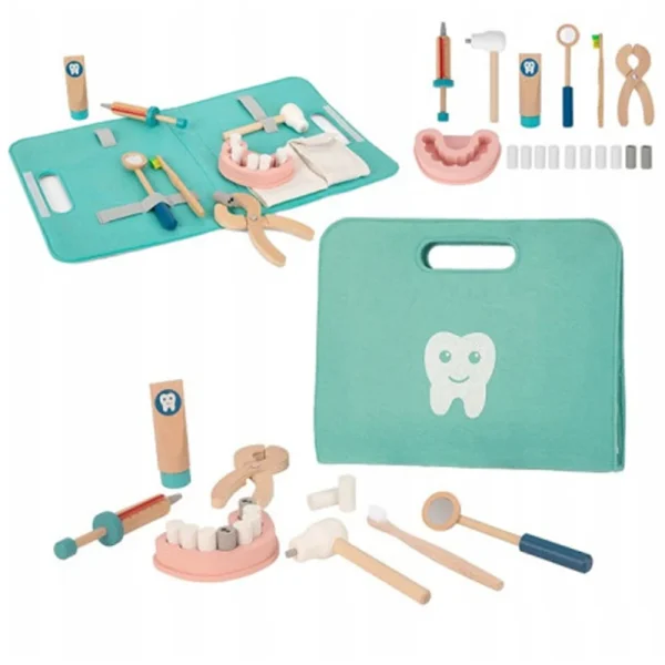Jucarie set doctor din lemn TH164