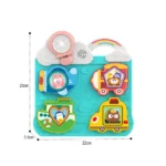 Busy board educativ cu vehicule, Huanger HE8088 (18035)