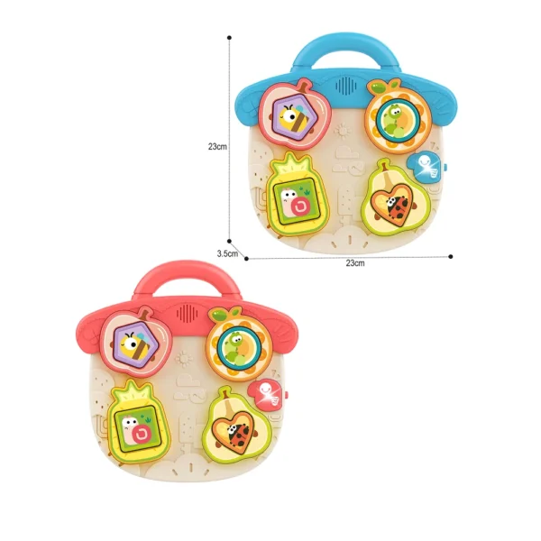 Jucărie cognitivă distractivă în formă de fructe cu muzica HE8089 (18028)