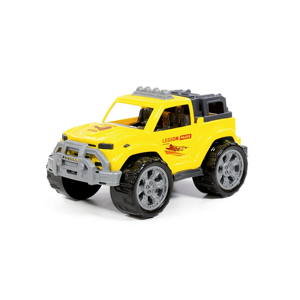 masina-legion-jucarii-copii(1) Mașină Legion – galbenă, Polesie (76038) - imagine 1