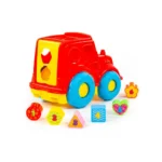 Tractor educativ cu sorter de forme, Polesie (89410) - imagine 4