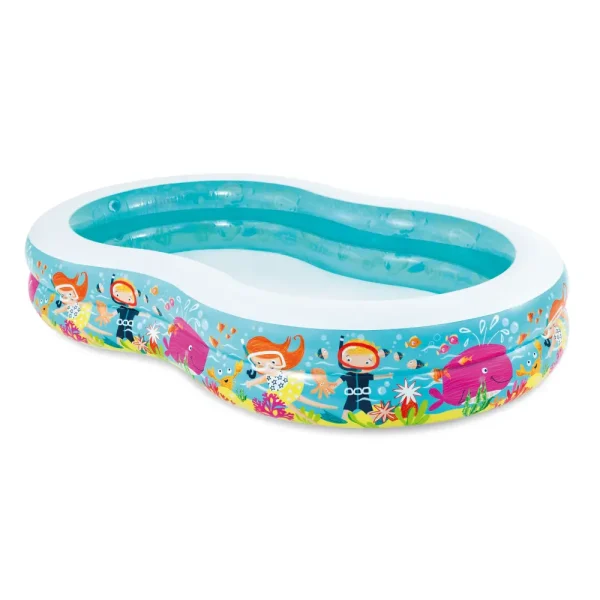 INTEX Piscină gonflabilă pentru copii “Malul mării” 262x160x46 cm, 700 L, 3+