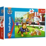 Puzzle 30 elemente "Catelusii in actiune"