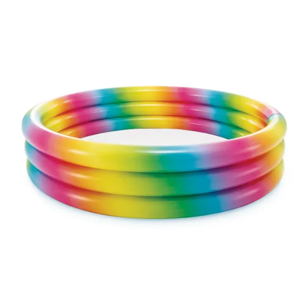 INTEX Piscină gonflabilă pentru copii 168x38cm "Rainbow" 581l, de la 2 ani