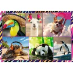 Puzzle 4 x 250 "Animale dragute" - imagine 4
