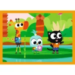 Puzzle 4in1 "Milo si prietenii lui" - imagine 3