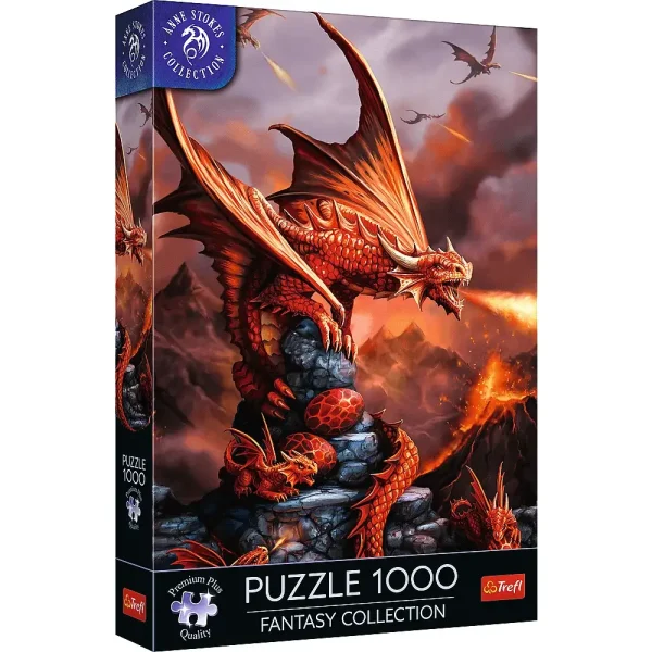Puzzle Premium Plus 1000 elemente"Dragonul de foc"