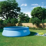 INTEX Set piscină Easy Set 457x107 cm, 12430 l, pompă de filtrare 3785 l/h, scară, copertină, pânză de sol, kit de reparație. - imagine 5