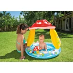 INTEX Piscină gonflabilă pentru copii cu baldachin “Ciuperca” 102х89 cm, 45 L, 1-3 ani - imagine 2