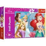 Puzzle 30 elemente "Ziua frumoasa a printeselor"