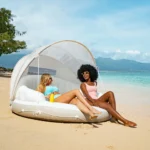 Insulă plutitoare gonflabilă cu baldachin detașabil, 199×150 cm, max. 200 kg, Intex (58292) - imagine 4