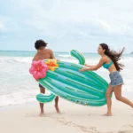 Plută gonflabilă Cactus, 180×135×28 cm, max. 100 kg, Intex (58793) - imagine 3