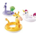 Colac gonflabil de înot cu design animal, 3 modele, 3–6 ani, Intex (59221)