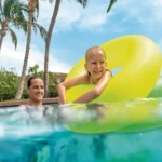 Colac gonflabil de înot Neon, 91 cm, max. 60 kg, 3 culori, 9+ ani, Intex (59262) - imagine 4