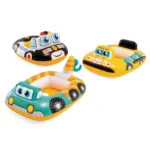 Colac gonflabil cu scaun tip mașinuță, 84×58 cm, max. 15 kg, 3 modele, 1–2 ani, Intex (59586)