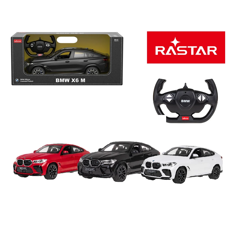 99200 Mașină cu telecomandă RC BMW X6 M, scara 1:14, 3 culori, Rastar (99200) - imagine 1