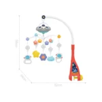 Carusel muzical cu lumini pentru pătuț, Huanger HE0310