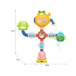 Set de baie cu tuburi de apă și animale marine, Huanger HE8070