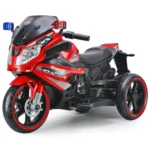 Motocicletă electrică de poliție pentru copii, roșie (RT8188 / 2)