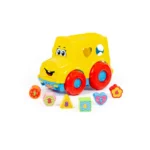 Autobuz educativ cu sorter de forme (оn cutie), Polesie (89113)