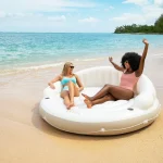 INTEX Plută-saltea gonflabilă „Insula” 199х150 cm cu baldachin detașabil, până la 200 kg - imagine 3