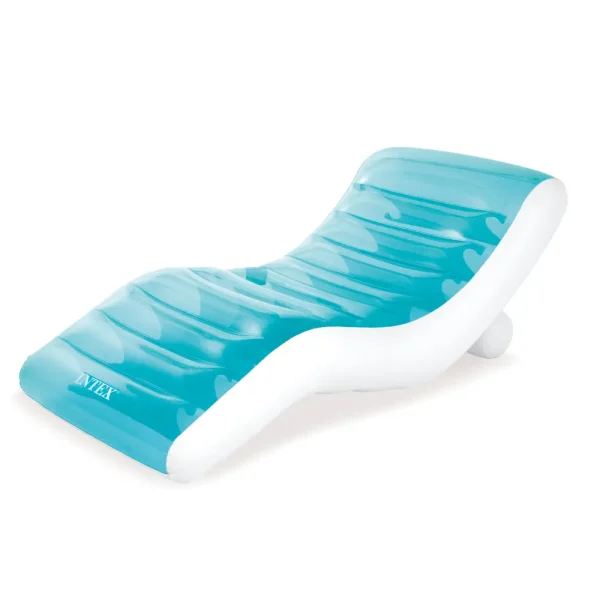 INTEX Şezlong gonflabil pentru înot „Splash” 191×99 cm cu suport pentru pahar, până la 100 kg