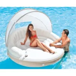 INTEX Plută-saltea gonflabilă „Insula” 199х150 cm cu baldachin detașabil, până la 200 kg - imagine 4