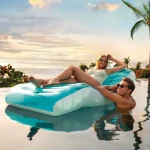 INTEX Şezlong gonflabil pentru înot „Splash” 191×99 cm cu suport pentru pahar, până la 100 kg - imagine 3
