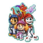 Patrula catelusilor, 50 elemente din lemn (20277) - imagine 2