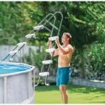 28066 INTEX Scară pentru piscine cu înălțimea de până la 122 cm, 4 trepte, fără platformă - imagine 3