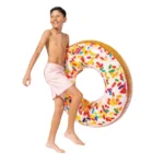 Colac gonflabil de înot Donut Sprinkle, 114 cm, max. 100 kg, 9+ ani, Intex (56263) - imagine 4