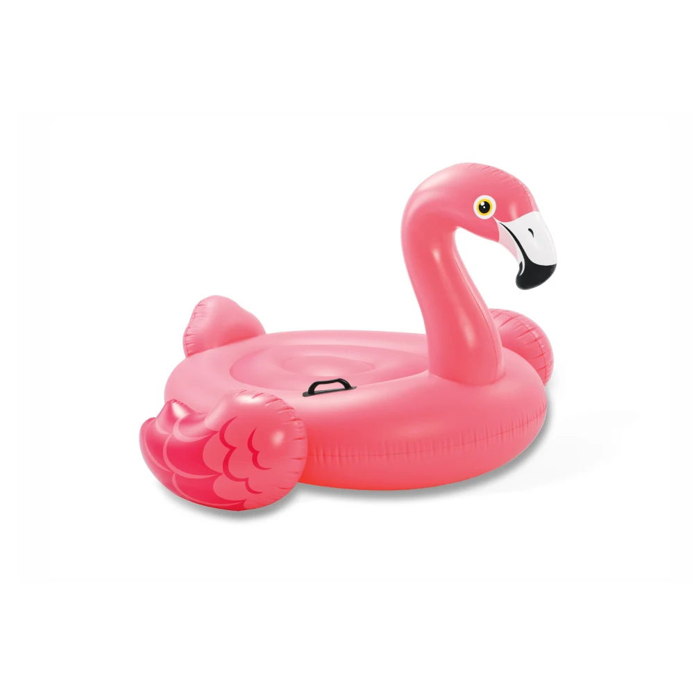 57558(1) Plută gonflabilă Flamingo cu mânere, 142×137×97 cm, max. 80 kg, 3+ ani, Intex (57558) - imagine 1