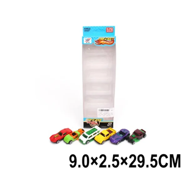 Jucarie set 6 masinute din metal (set 2buc.)