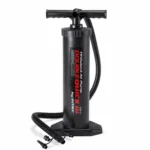 Pompa de aer manuală „Double Quick III”, furtun cu 4 duze, 48 cm (68615)