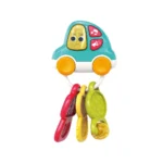 Jucărie zornăitoare Mașinuță cu chei, lumini și sunete, Hola 8996 (00330 (8996))