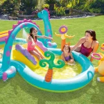 INTEX Centrul de joacă gonflabil “Dinoland” 302x229x112 cm, 290 L, până la 81 kg, 2+ - imagine 7