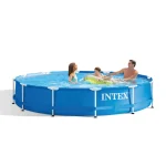 INTEX Piscină cu cadru metalic 366x76cm, 6503l, pompă de filtrare 2006l/h - imagine 2
