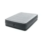 INTEX Pat gonflabil “Velur Comfort-Plush” 152х203х46 cm cu pompă încorporată 220V, până la 272 kg
