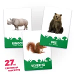 27 de cartonase. Animale salbatice - imagine 3