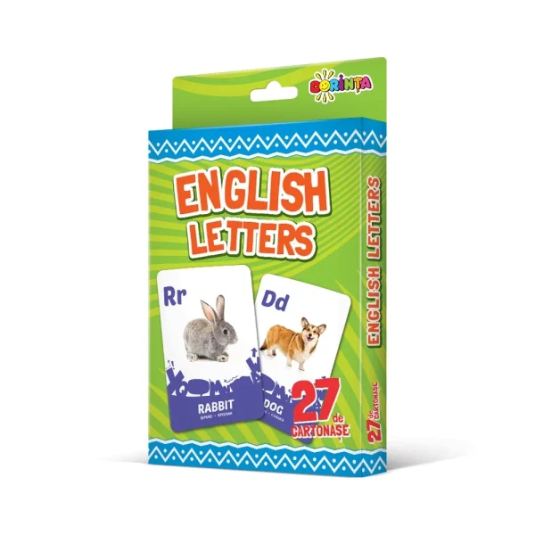 27 de cartonase. English Letters