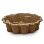 Ladă de nisip ECO „Floare” din paie de grâu (810x810x202 mm) (01234/01eco)